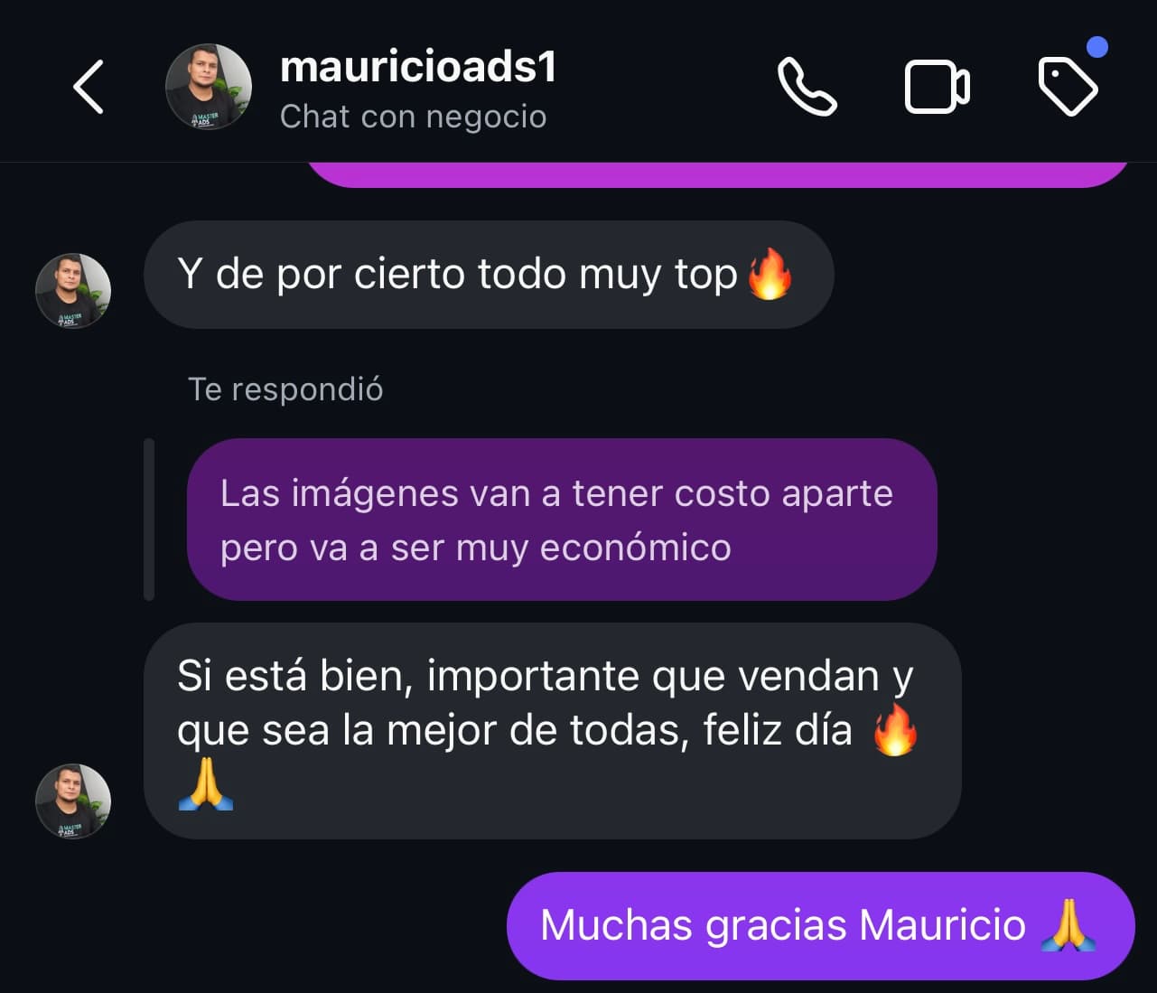 WhatsApp Testimonial